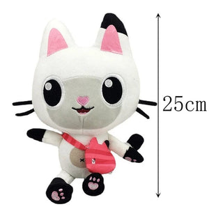 Planet Gates 25cm 7-piece Gabby doll house plush toy cartoon stuffed animal mermaid cat mermaid plush doll children's Christmas gift