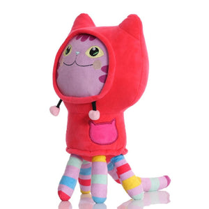 Planet Gates 25cm 7-piece Gabby doll house plush toy cartoon stuffed animal mermaid cat mermaid plush doll children's Christmas gift