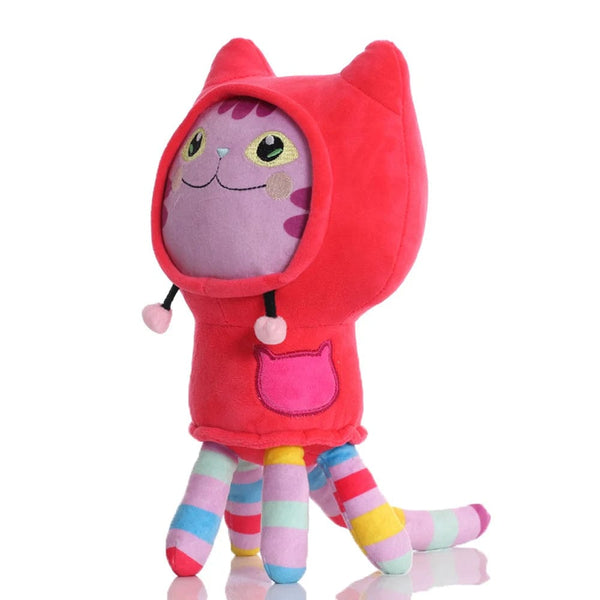 Planet Gates 25cm 7-piece Gabby doll house plush toy cartoon stuffed animal mermaid cat mermaid plush doll children's Christmas gift