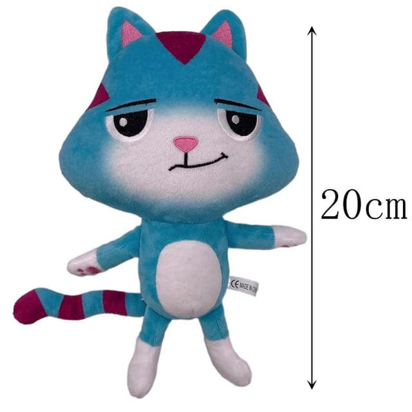 Planet Gates 25cm 7-piece Gabby doll house plush toy cartoon stuffed animal mermaid cat mermaid plush doll children's Christmas gift