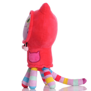 Planet Gates 25cm 7-piece Gabby doll house plush toy cartoon stuffed animal mermaid cat mermaid plush doll children's Christmas gift