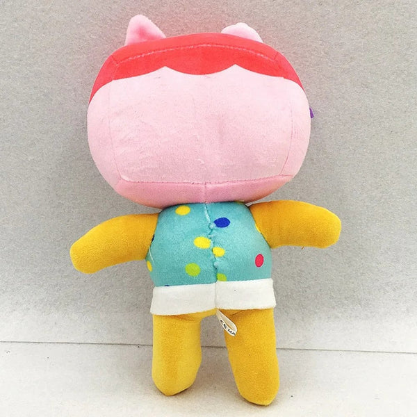 Planet Gates 25cm 7-piece Gabby doll house plush toy cartoon stuffed animal mermaid cat mermaid plush doll children's Christmas gift