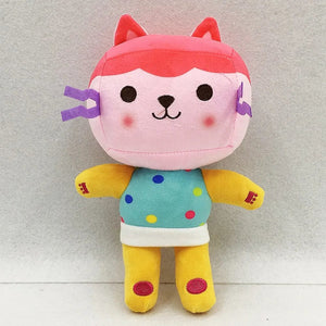 Planet Gates 25cm 7-piece Gabby doll house plush toy cartoon stuffed animal mermaid cat mermaid plush doll children's Christmas gift
