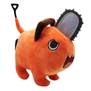 Planet Gates 25cm Anime Chainsaw Man Dolls Plush Toy Cartoon Pochita Orange Dog Pillow Stuffed Soft Toy for Kids Birthday Gift