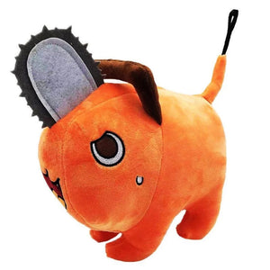 Planet Gates 25cm Anime Chainsaw Man Dolls Plush Toy Cartoon Pochita Orange Dog Pillow Stuffed Soft Toy for Kids Birthday Gift