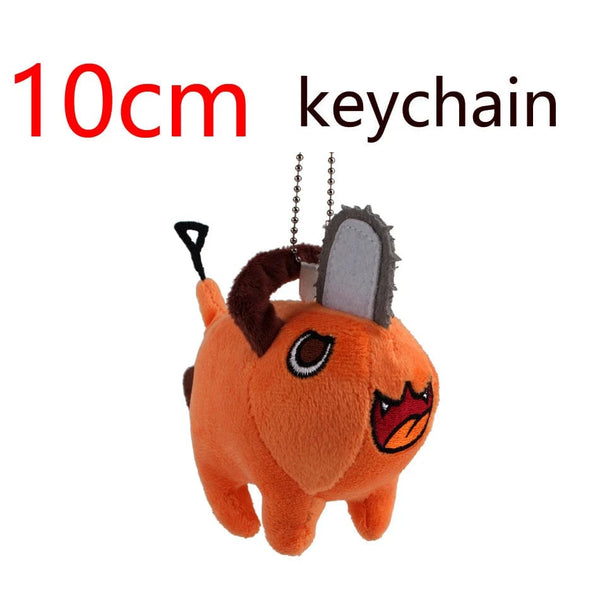 Planet Gates 25cm Anime Chainsaw Man Dolls Plush Toy Cartoon Pochita Orange Dog Pillow Stuffed Soft Toy for Kids Birthday Gift