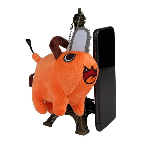 Planet Gates 25cm Anime Chainsaw Man Dolls Plush Toy Cartoon Pochita Orange Dog Pillow Stuffed Soft Toy for Kids Birthday Gift