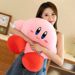 Planet Gates 25cm Anime Kirby Plush Toys Kawaii Cute Pink Peluche Cartoon Soft Stuffed Animal Doll Fluffy Pillow Home Room Decor Birthday Gift Kid