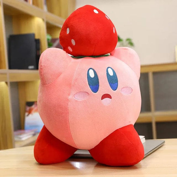 Planet Gates 25cm Anime Kirby Plush Toys Kawaii Cute Pink Peluche Cartoon Soft Stuffed Animal Doll Fluffy Pillow Home Room Decor Birthday Gift Kid