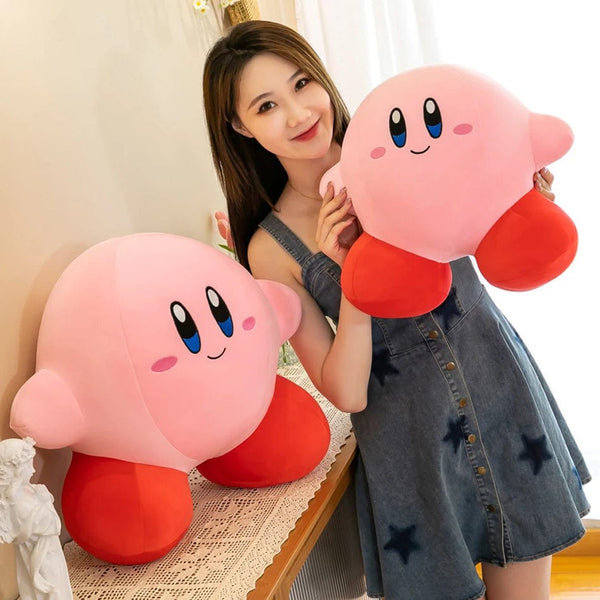 Planet Gates 25cm Anime Kirby Plush Toys Kawaii Cute Pink Peluche Cartoon Soft Stuffed Animal Doll Fluffy Pillow Home Room Decor Birthday Gift Kid