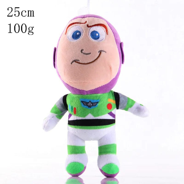 Planet Gates 25CM Buzz Lightyear Disney Toy Story 4 Woody Jessie Buzz Lightyear Plush Toy Cartoon Anime Stuffed Woody Dolls Keychain Bag Pendant Kids Xmas Gifts