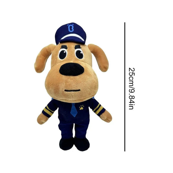 Planet Gates 25cm / CHINA Anime Sheriff Labrador Dog Plush Toy Security Sergeant Labrador Wolf Dog Cartoon Doll Boys Girls Soft Stuffed Toys Children Gift