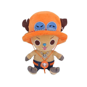 Planet Gates 25CM Chopper 6 / 25CM New 25CM One Piece Anime Figures Cosplay Plush Toys Zoro Luffy Chopper Ace Law Cute Doll Cartoon Stuffed Pendants Kids Xmas Gift