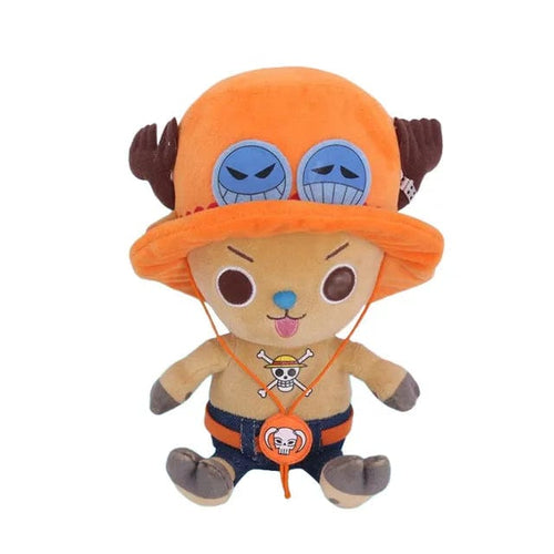 Planet Gates 25CM Chopper E / 25cm Japanese Anime 25cm One Piece Original Plush Toys CartoonFigure Luffy Chopper Ace Roronoa Zoro Cute Stuffed Doll Kids Xmas Gifts