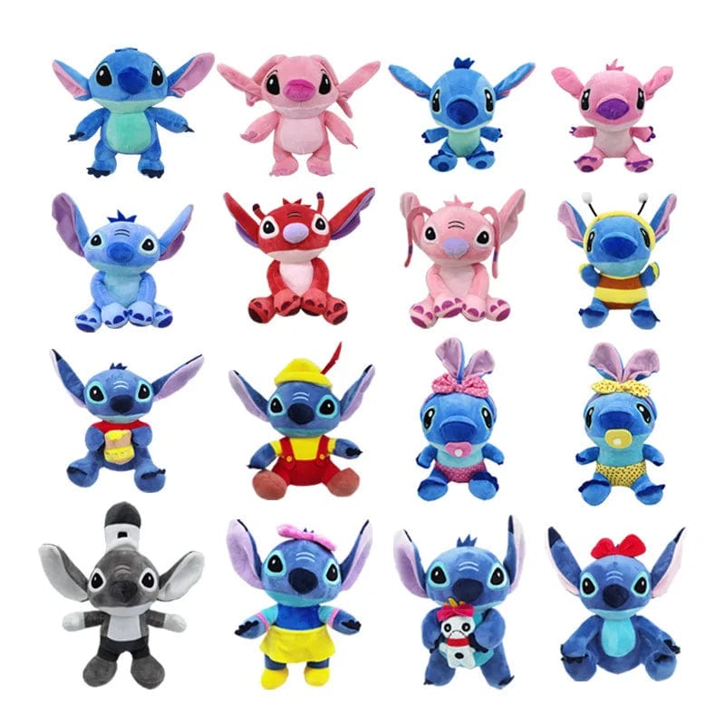 Planet Gates 25cm Disney Plush Toy Disney Stitch Original Anime Figures Lilo & Stitch Cute Stuffed Toys Movie Peripherals Soft Ornaments Gift
