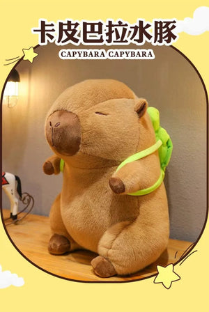 Planet Gates 25CM Kapibala Capybara Plush Toy Cute Internet Celebrity Capybara Jun Doll Ugly Cute Doll Guinea Pig Doll Boys Girls Anime Kawaii