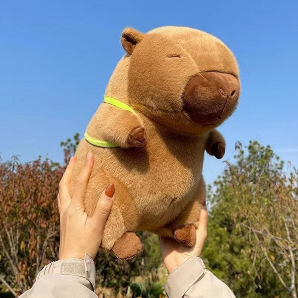 Planet Gates 25CM Kapibala Capybara Plush Toy Cute Internet Celebrity Capybara Jun Doll Ugly Cute Doll Guinea Pig Doll Boys Girls Anime Kawaii