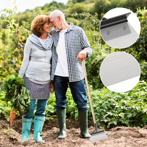 Planet Gates 25cm Long 1pc, 24.89cm Multifunctional Outdoor Garden Shovel Heavy Duty Steel Cleaning Shovel Flat Shovel Ice Shovel Sharp Planting Weeding Farm Tool For Weeds And Moss Ice Floor Planting Weeding Tool Multifunctional Garden