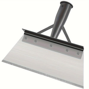 Planet Gates 25cm Long 1pc, 24.89cm Multifunctional Outdoor Garden Shovel Heavy Duty Steel Cleaning Shovel Flat Shovel Ice Shovel Sharp Planting Weeding Farm Tool For Weeds And Moss Ice Floor Planting Weeding Tool Multifunctional Garden