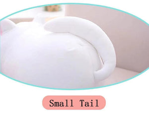 Planet Gates 25CM Lovely Cartoon Cat Dolls Stuffed Soft Animal Kitten Plush Pillow Toys Kawaii White Black Cat Gift for Boys Girls