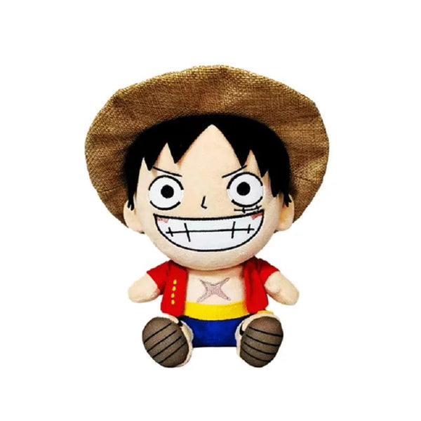 Planet Gates 25CM Luffy 2 / 25CM New 25CM One Piece Anime Figures Cosplay Plush Toys Zoro Luffy Chopper Ace Law Cute Doll Cartoon Stuffed Pendants Kids Xmas Gift