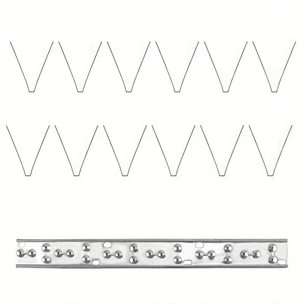 Planet Gates 25CM Pigeon Spikes*1 1pc Stainless Steel Pigeon Spikes, Pigeon Defense, Pigeon Protection For Roof Balcony Conservatory, 24.99cm Total Length