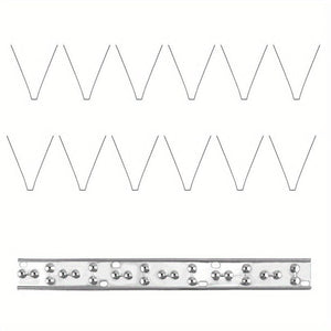 Planet Gates 25CM Pigeon Spikes*1 1pc Stainless Steel Pigeon Spikes, Pigeon Defense, Pigeon Protection For Roof Balcony Conservatory, 24.99cm Total Length