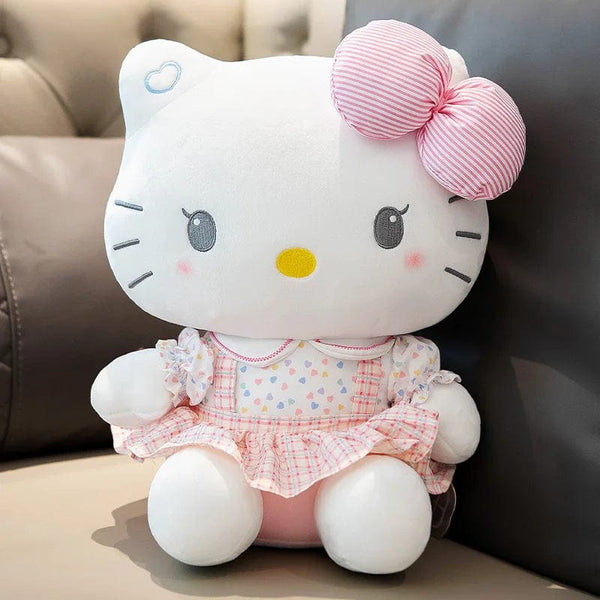 Planet Gates 25cm Sanrio Hello Kitty Anime Hello Kitty Stuffed Toys Plushier Soft Pillow Birthday Gifts For Girls Kawaii Hello Kitty Plush Dolls