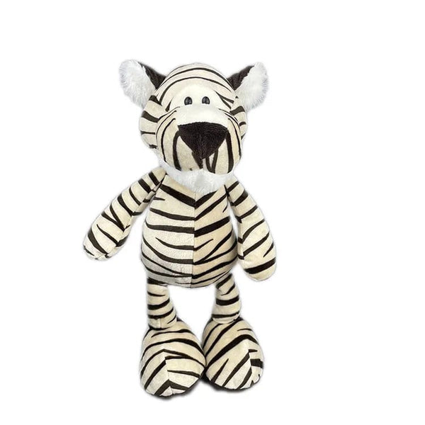 Planet Gates 25cm Stuffed Lifelike Lion Tiger Elephant Monkey Leopard Giraffe Raccoon Doll Simulation Forest Animals Plush Toys for Kids Gift