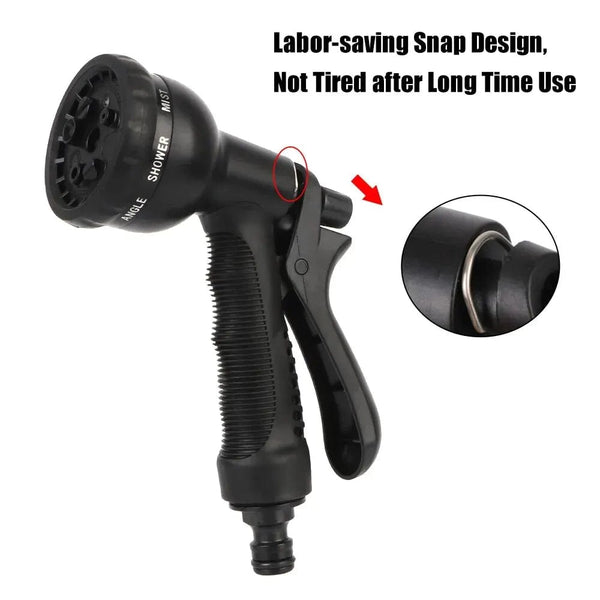 Planet Gates 25FT/50FT Garden Watering Hose Extensible Water Pipe Gardens Supplies Flexible Car Wash Hose Irrigation Accessories