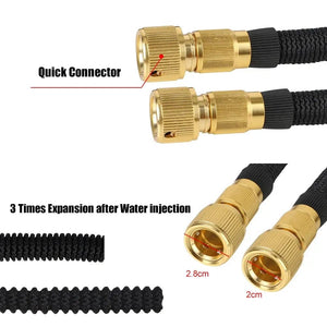 Planet Gates 25FT/50FT Garden Watering Hose Extensible Water Pipe Gardens Supplies Flexible Car Wash Hose Irrigation Accessories