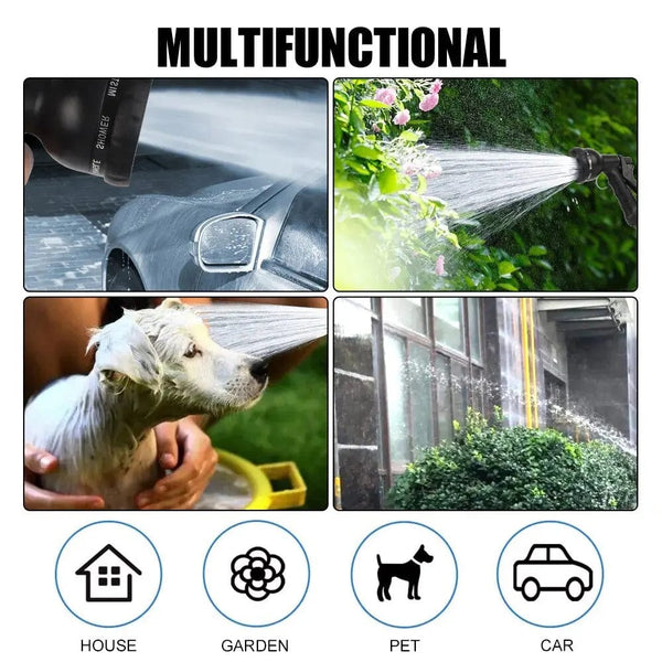 Planet Gates 25FT/50FT Garden Watering Hose Extensible Water Pipe Gardens Supplies Flexible Car Wash Hose Irrigation Accessories