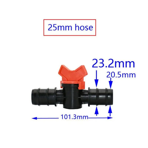 Planet Gates 25mm hose 1/2 3/4 garden hose tap DN15 DN20 irrigation Water valve 16mm 20mm 25mm garden hose waterstop Connector cranes 1pcs