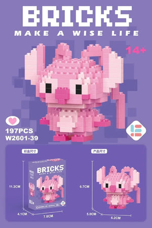 Planet Gates 26 / With Box Hello Kitty Action Figure Building Blocks for Lego Melody Children Toys Kuromi Anime Peripherals 3D Puzzle Kawaii Kids Gifts