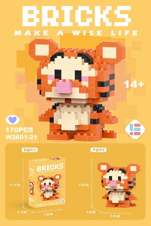 Planet Gates 26 / With Box Hello Kitty Action Figure Building Blocks for Lego Melody Children Toys Kuromi Anime Peripherals 3D Puzzle Kawaii Kids Gifts