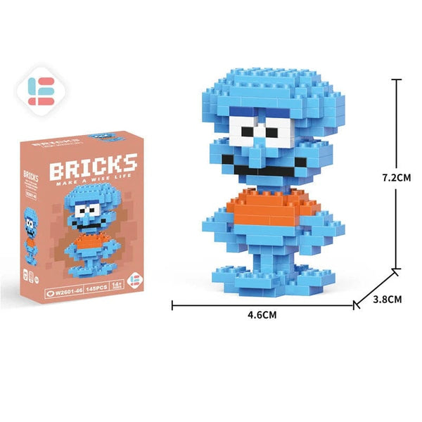 Planet Gates 26 / With Box Hello Kitty Action Figure Building Blocks for Lego Melody Children Toys Kuromi Anime Peripherals 3D Puzzle Kawaii Kids Gifts