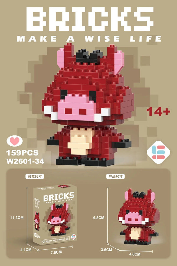 Planet Gates 26 / With Box Hello Kitty Action Figure Building Blocks for Lego Melody Children Toys Kuromi Anime Peripherals 3D Puzzle Kawaii Kids Gifts