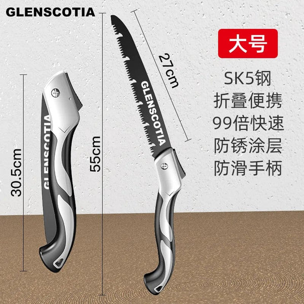 Planet Gates 260 Folding Hand Saw Multifunctional Outdoor Logging Saw Woodworking Folding Portable Saw Garden Camping Pruning Saw Hand Tools