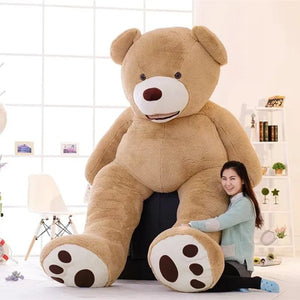 Planet Gates 260cm 100-260cm Cheap unstuffed America Giant Bear Plush Toy Soft Bear Skin Birthday Valentine's Gifts For Girl Kid's Toy