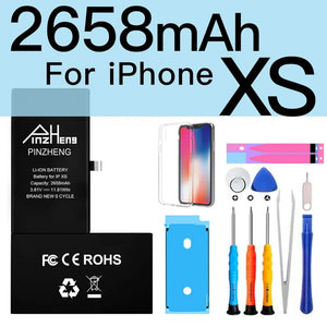 Planet Gates 2658mAh For iXS PINZHENG Battery For iPhone X XR XS 11 12 13 Mini Max Pro Promax Real High Capacity Replacement Bateria Warranty One Year