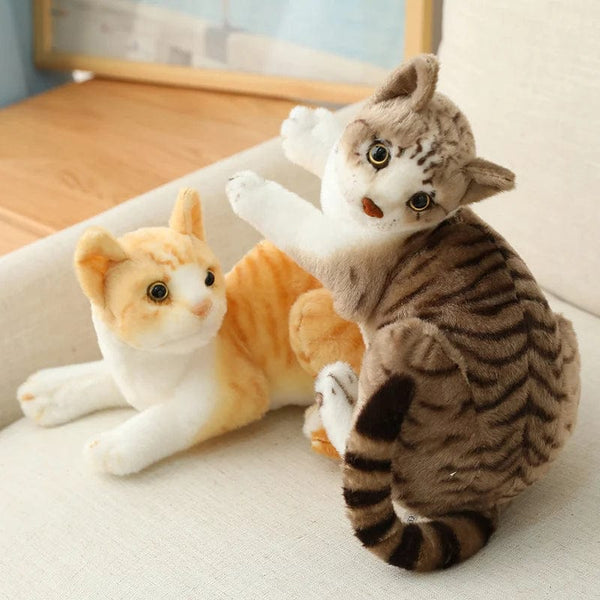 Planet Gates 26cm Real-life Cute Plush Cat Doll Soft Stuffed Animal Plush Kitten Toys for Children Cartoon Kids Girl Baby Birthday Gift