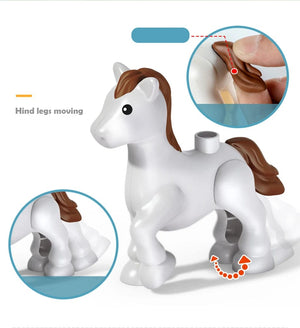 Planet Gates 26pcs 26pcs/set Big Size Figure Animals Block Farm Series Big Building Blocks Animals Series Toys For Childrens Kids Party Gift