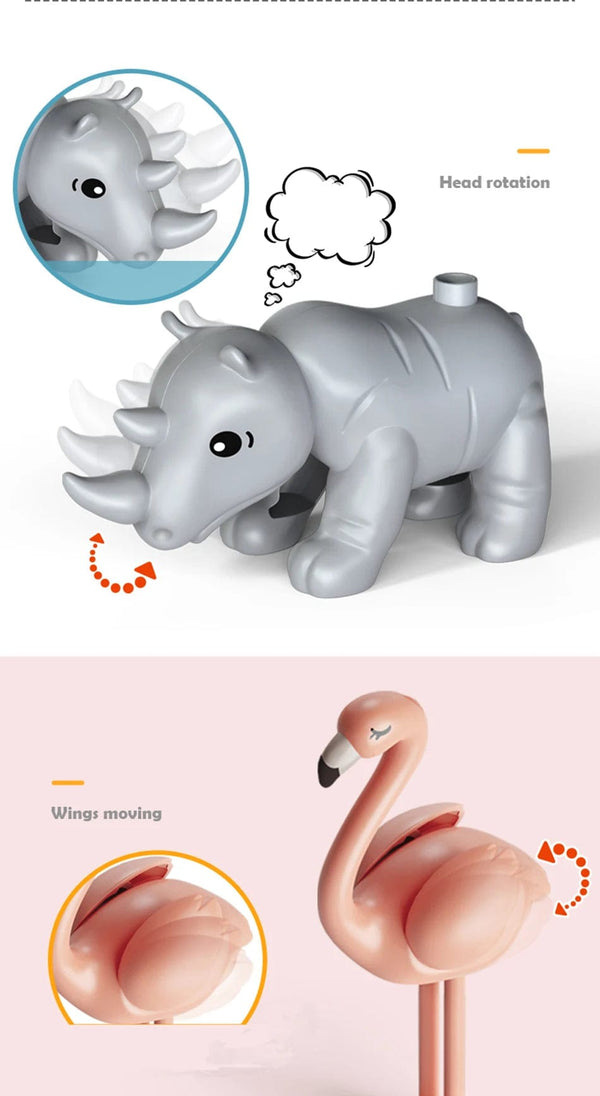 Planet Gates 26pcs 26pcs/set Big Size Figure Animals Block Farm Series Big Building Blocks Animals Series Toys For Childrens Kids Party Gift