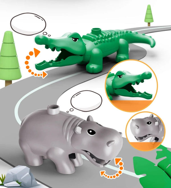 Planet Gates 26pcs 26pcs/set Big Size Figure Animals Block Farm Series Big Building Blocks Animals Series Toys For Childrens Kids Party Gift