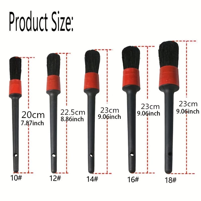 Planet Gates 26pcs Complete Car Detailing Kit: 26-Piece Brushes, Drill Brush, and Wheel Cleaner