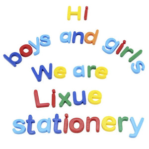 Planet Gates 26pcs Magnetic Learning Alphabet Letters Plastic Refrigerator Stickers Toddlers Kids Learning Spelling Counting Educational Toys