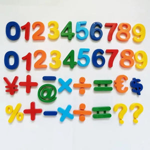 Planet Gates 26pcs Magnetic Learning Alphabet Letters Plastic Refrigerator Stickers Toddlers Kids Learning Spelling Counting Educational Toys