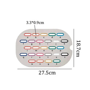 Planet Gates 27.5x18.7cm 600153 Children's Sensory Tray Table Color Hairball Game Wooden Tile Montessori Early Education Toys Kids Toys Educational Accessories