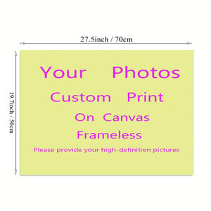 Planet Gates 27.5x19.7inch/70x50cm-unframed / Pic1 Customizable Unframed Poster Personalized Photo on Canvas Ideal Gift for Bedroom Living Room Corridor Wall Art Winter Decor Room Decoration