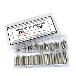 Planet Gates 270pcs/set Strainless Steel Spring Bars Dia 1.5mm/1.8mm length8mm - 25mm/6mm - 23mm Watchband Strap Belt Watch Repair Tools Pin